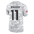 Pouc A.Falcons #11 Jalon Walker Player Arctic Camo Salute to Service Limited Stitched Jerseys