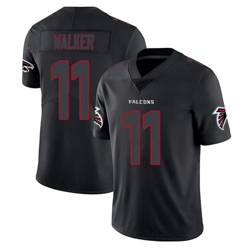 Pouc A.Falcons #11 Jalon Walker Player Black Impact Limited Game Stitched Jerseys