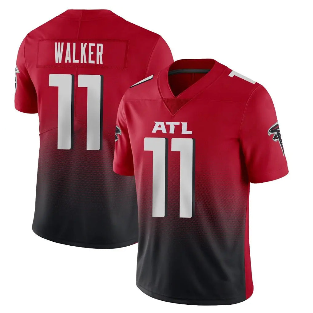 Pouc A.Falcons #11 Jalon Walker Player Red Vapor Untouchable Limited Home Game Stitched Jerseys