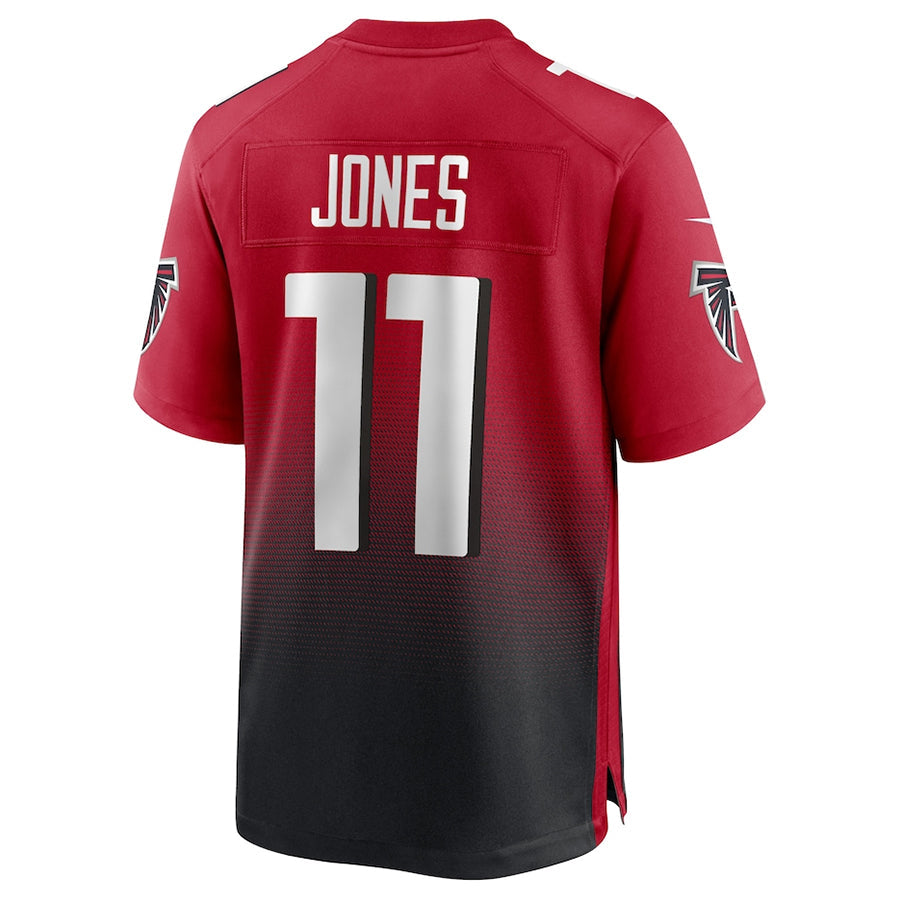 Pouc A.Falcons #11 Julio Jones Player Red Home Game Stitched Jerseys