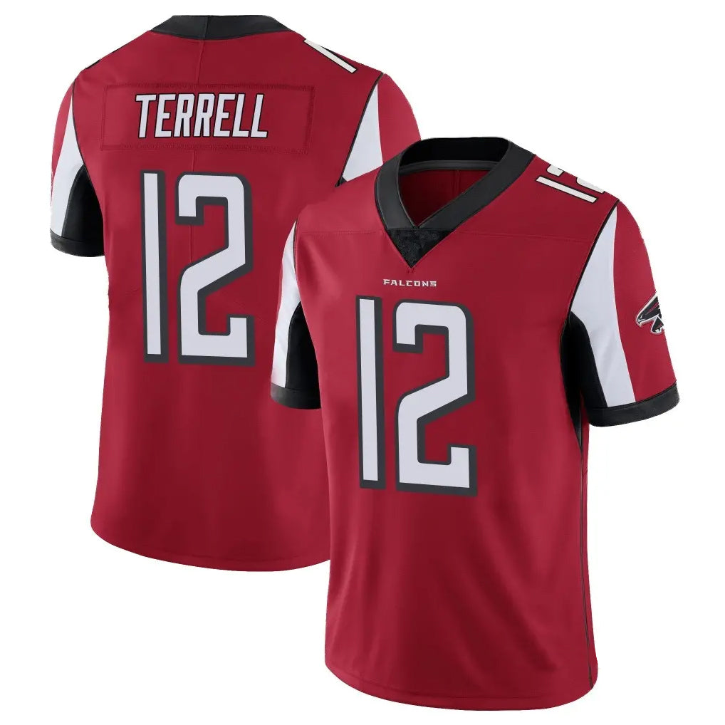Pouc A.Falcons #12 Avieon Terrell Player Red Color Vapor Untouchable Limited Home Game Stitched Jerseys