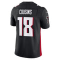 Pouc A.Falcons #18 Kirk Cousins Player Black Vapor F.U.S.E. Limited Stitched Jerseys