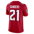 Pouc A.Falcons #21 Deion Sanders Red Vapor F.U.S.E. Stitched Retired Limited Stitched Jerseys