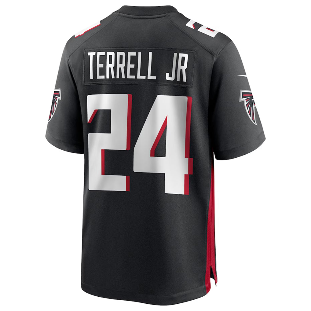 Pouc A.Falcons #24 A.J. Terrell Jr. Player Black Home Game Stitched Jerseys