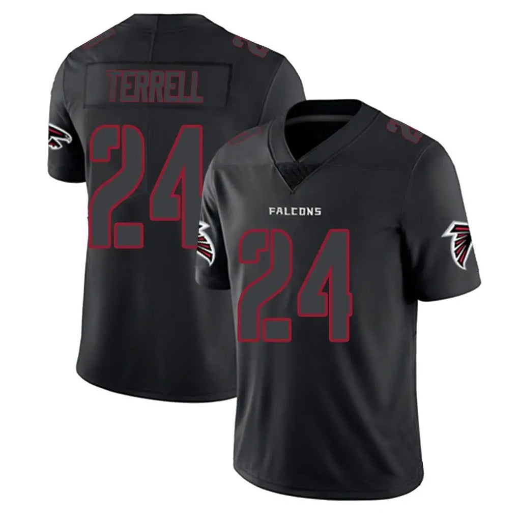 Pouc A.Falcons #24 A.J. Terrell Jr. Player Black Impact Limited Game Stitched Jerseys