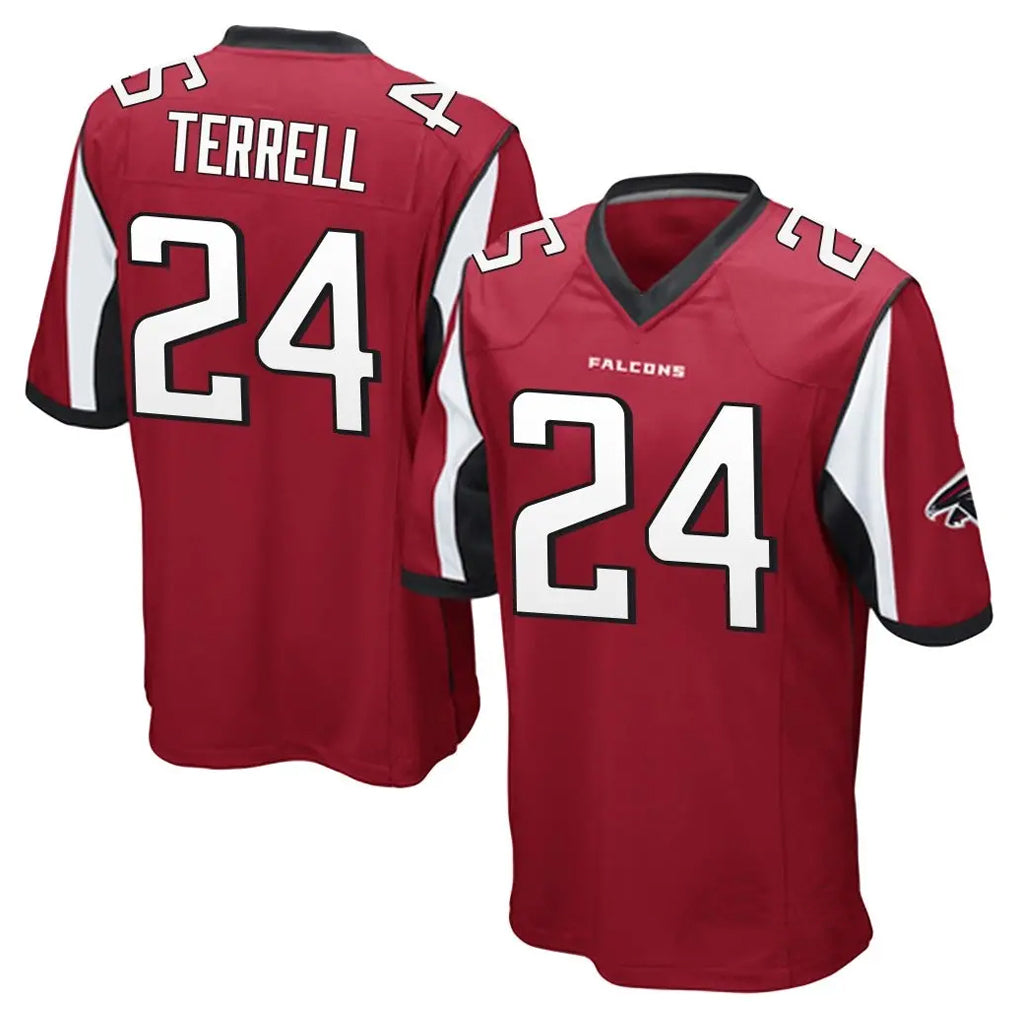 Pouc A.Falcons #24 A.J. Terrell Jr. Player Red Color Vapor Home Game Stitched Jerseys