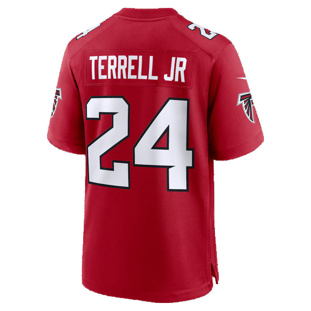 Pouc A.Falcons #24 A.J. Terrell Red Game Stitched Jerseys