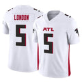 Pouc A.Falcons #5 Drake London Player White Vapor F.U.S.E. Limited Home Game Stitched Jerseys