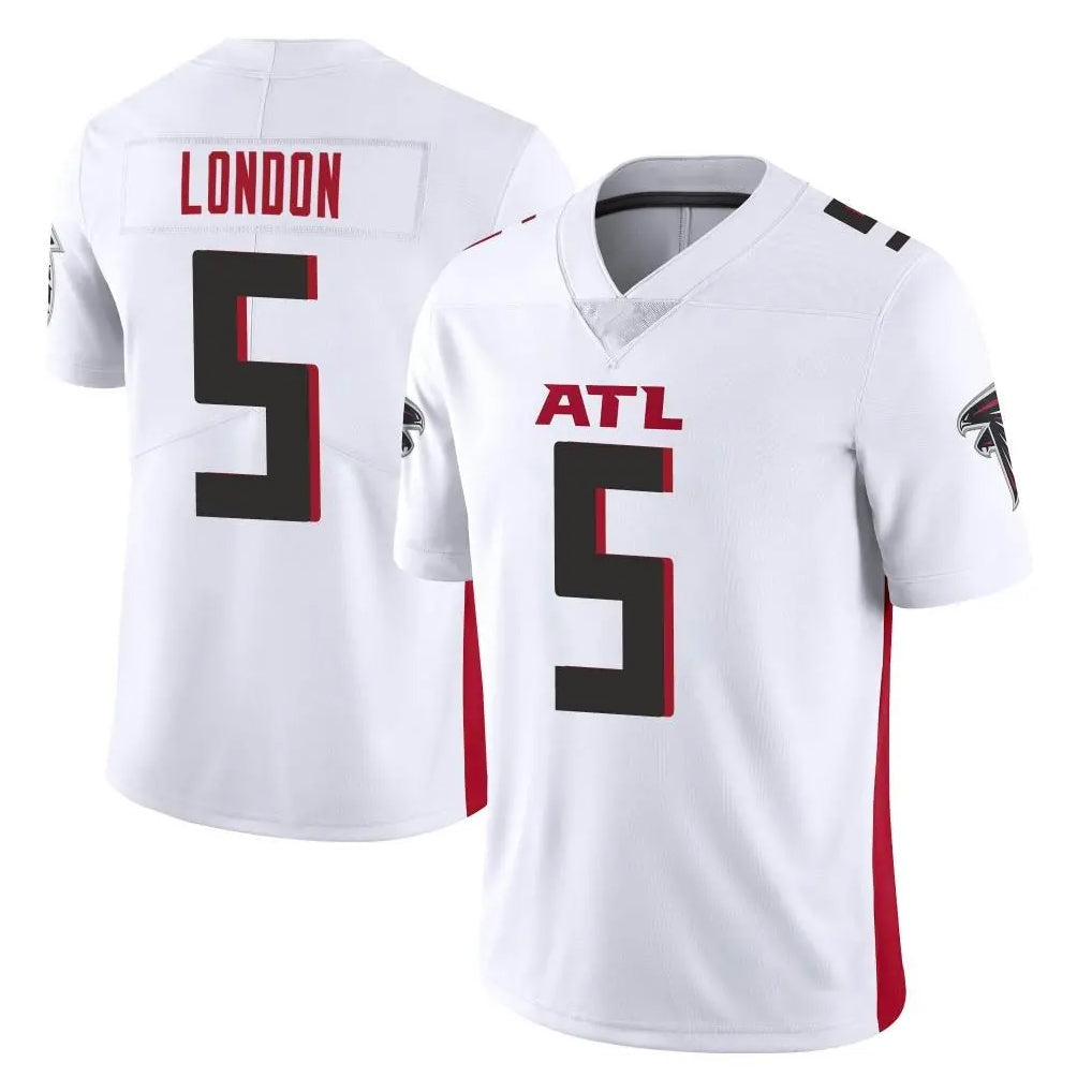 Pouc A.Falcons #5 Drake London Player White Vapor Untouchable Limited Home Game Stitched Jerseys