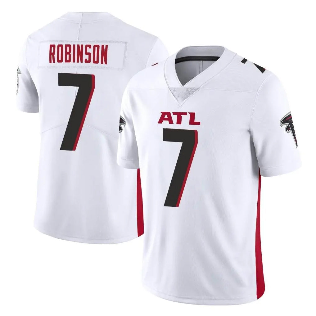 Pouc A.Falcons #7 Bijan Robinson Player White Vapor Untouchable Limited Home Game Stitched Jerseys