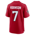Pouc A.Falcons #7 Bijan Robinson Red Game Stitched Jerseys