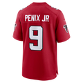 Pouc A.Falcons #9 Michael Penix Jr. Red Game Stitched Jerseys