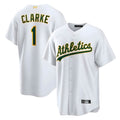 Pouc Athletics #1 Denzel Clarke player White Home 2026 Official Stitched Jersey