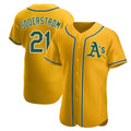 Pouc Athletics #21 Tyler Soderstrom Player Gold Authentic Alternate Stitched Jersey
