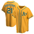 Pouc Athletics #21 Tyler Soderstrom Player Gold Replica Alternate Stitched Jersey