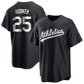 Pouc Athletics #25 Brent Rooker Black Replica Game Personalized Jerseys