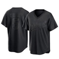 Pouc Athletics #5 Jacob Wilson Black Replica Pitch Fashion T shirt Stitched Jersey