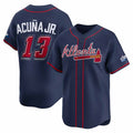 Pouc A.Braves #13 Ronald Acuna Jr. Navy 2025 Speedway Classic Alternate Limited Player Personalized Jersey