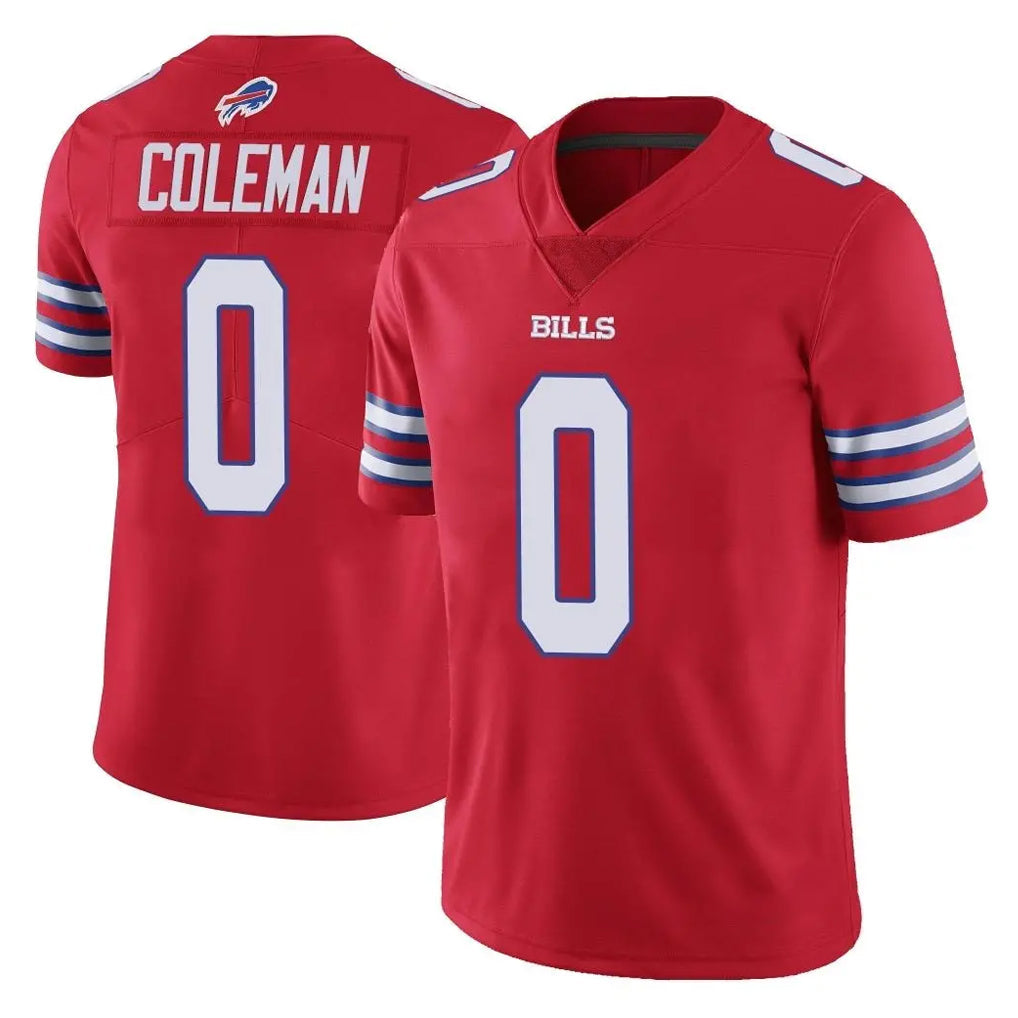 Pouc B.Bills #0 Keon Coleman Player Red Vapor Untouchable Limited Stitched Jerseys