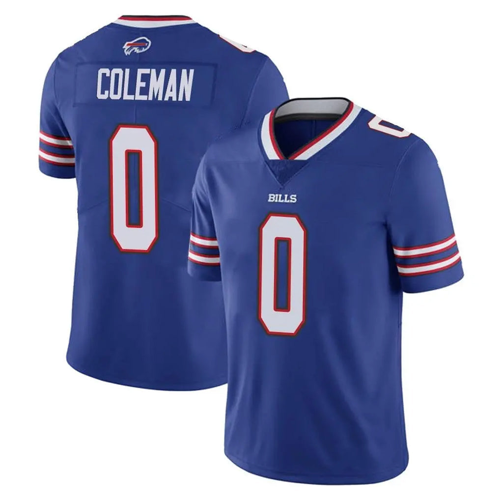 Pouc B.Bills #0 Keon Coleman Player Royal Vapor Untouchable Limited Stitched Jerseys