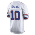 Pouc B.Bills #10 Khalil Shakir Player White Alternate Home Game Stitched Jerseys