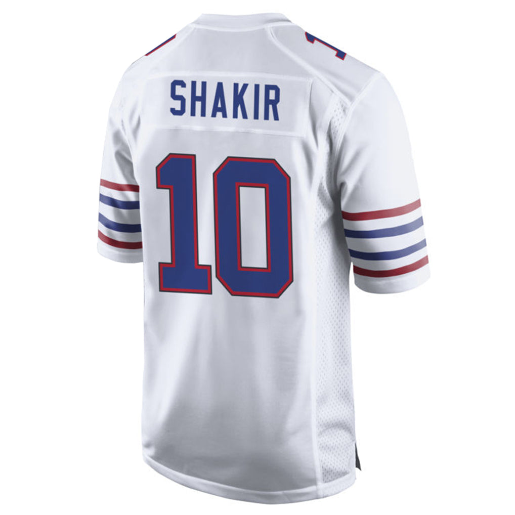 Pouc B.Bills #10 Khalil Shakir Player White Alternate Home Game Stitched Jerseys