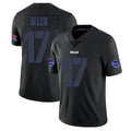 Pouc B.Bills #17 Josh Allen Player Black Impact Limited Home Game Stitched Jerseys