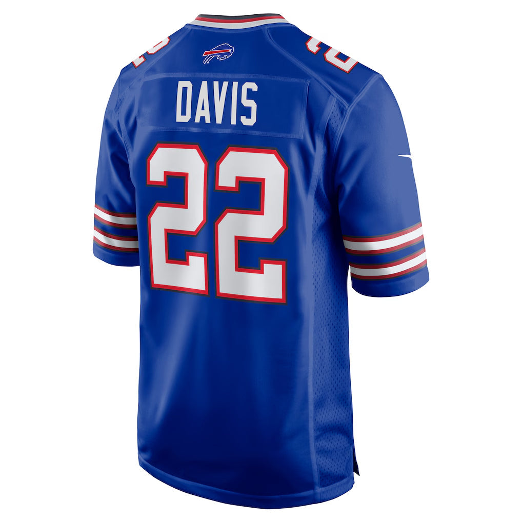 Pouc B.Bills #22 Ray Davis Player Royal Home Game Stitched Jerseys