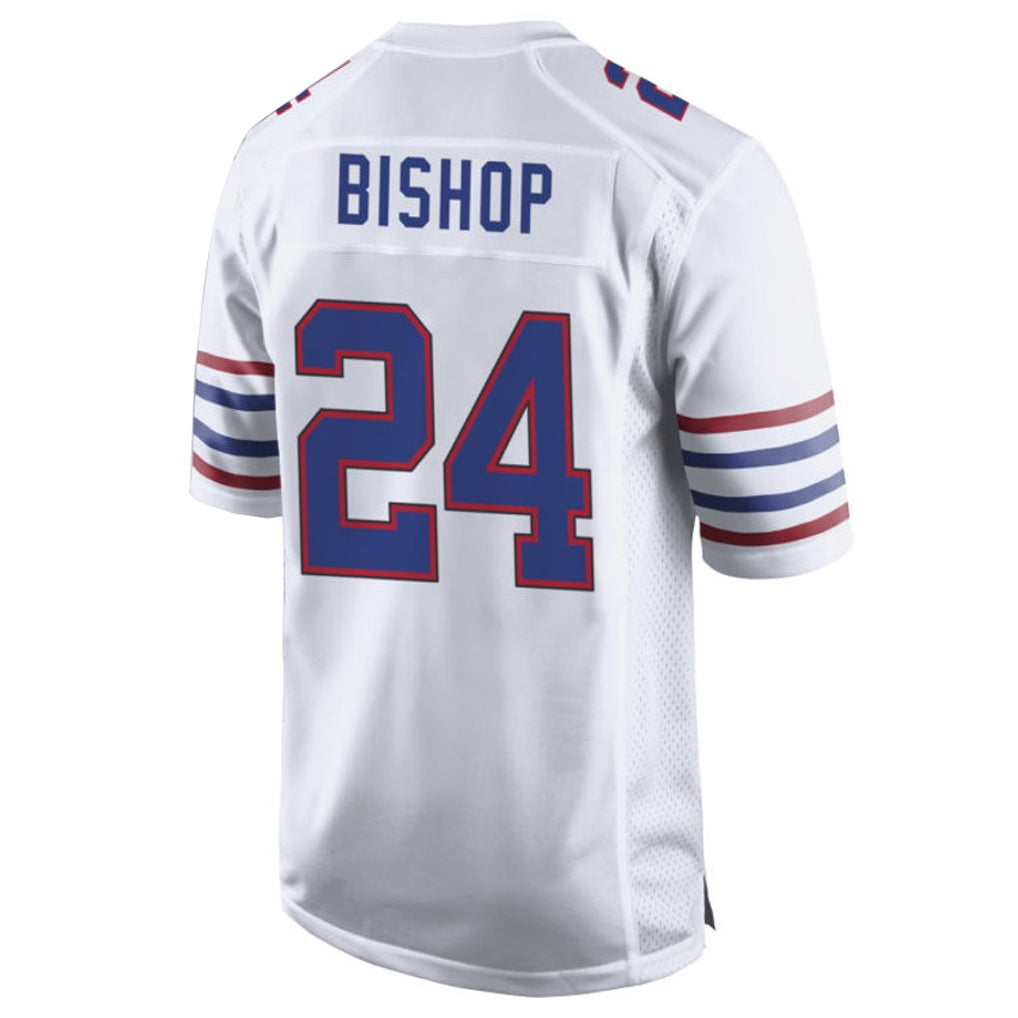Pouc B.Bills #24 Cole Bishop Player White Alternate Limited Home Game Stitched Jerseys