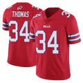 Pouc B.Bills #34 Thurman Thomas Player Red Vapor Untouchable Limited Home Game Stitched Jerseys