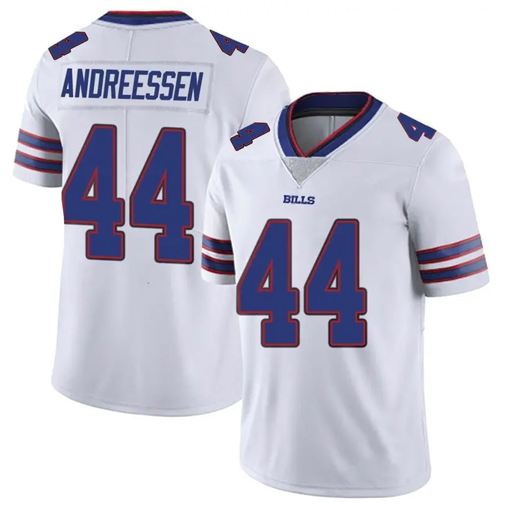 Pouc B.Bills #44 Joe Andreessen Player White Vapor Untouchable Limited Stitched Jerseys