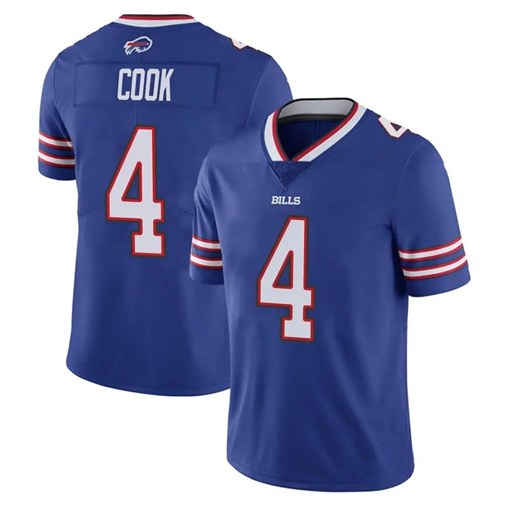 Pouc B.Bills #4 James Cook III Player Royal  Vapor Untouchable Limited Stitched Jerseys