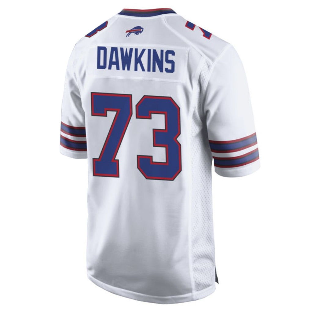 Pouc B.Bills #73 Dion Dawkins Player White Home Game Stitched Jerseys