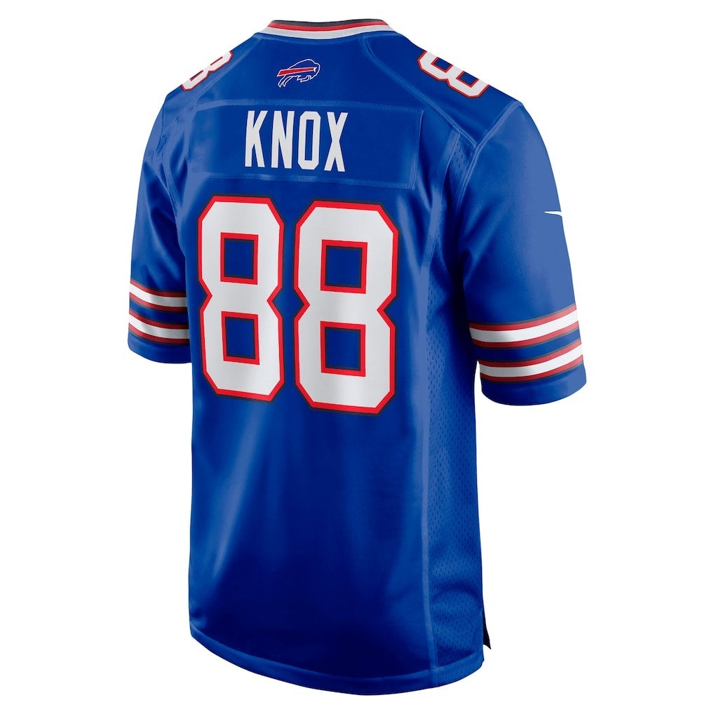 Pouc B.Bills #88 Dawson Knox Royal Game Stitched Jerseys