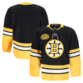 Pouc B.Bruins Black 100th Anniversary Authentic Pro Stitched Jerseys