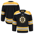 Pouc B.Bruins Black Home Authentic Pro Stitched Jerseys