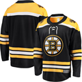 Pouc B.Bruins Black Home Premium Stitched Jersey