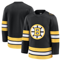 Pouc B.Bruins Black Home Premium Stitched Jerseys