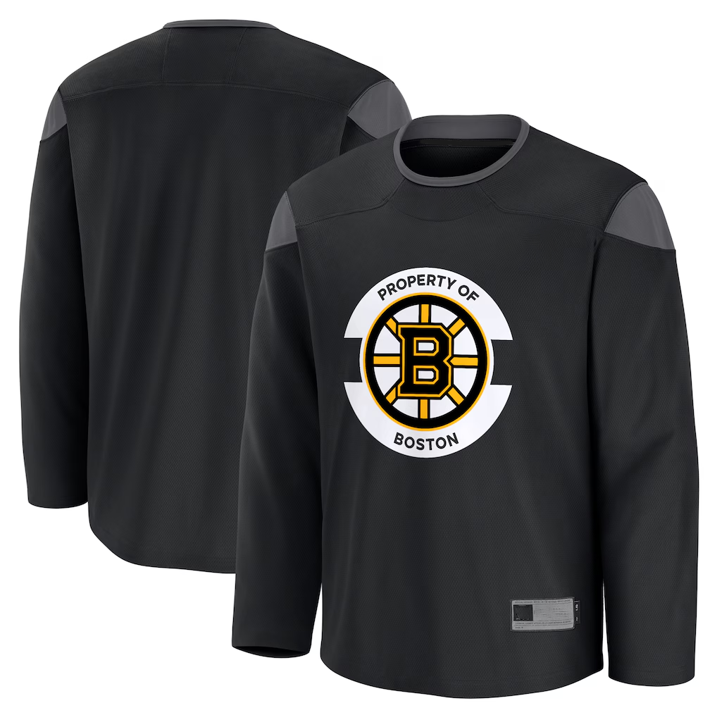 Pouc B.Bruins Black Practice Stitched Jerseys