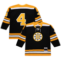 Pouc B.Bruins #4 Bobby Orr Mitchell & Ness Black Big & Tall 197172 Blue Line 2.0 Stitched Jerseys