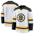 Pouc B.Bruins White Away Premium Stitched Jerseys