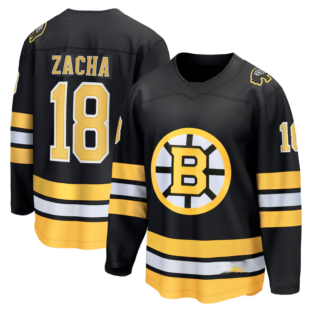 Pouc B.Bruins #18 Pavel Zacha Black Home Breakaway Player Stitched Jerseys