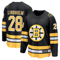 Pouc B.Bruins #28 Elias Lindholm Black Home Breakaway Player Stitched Jerseys