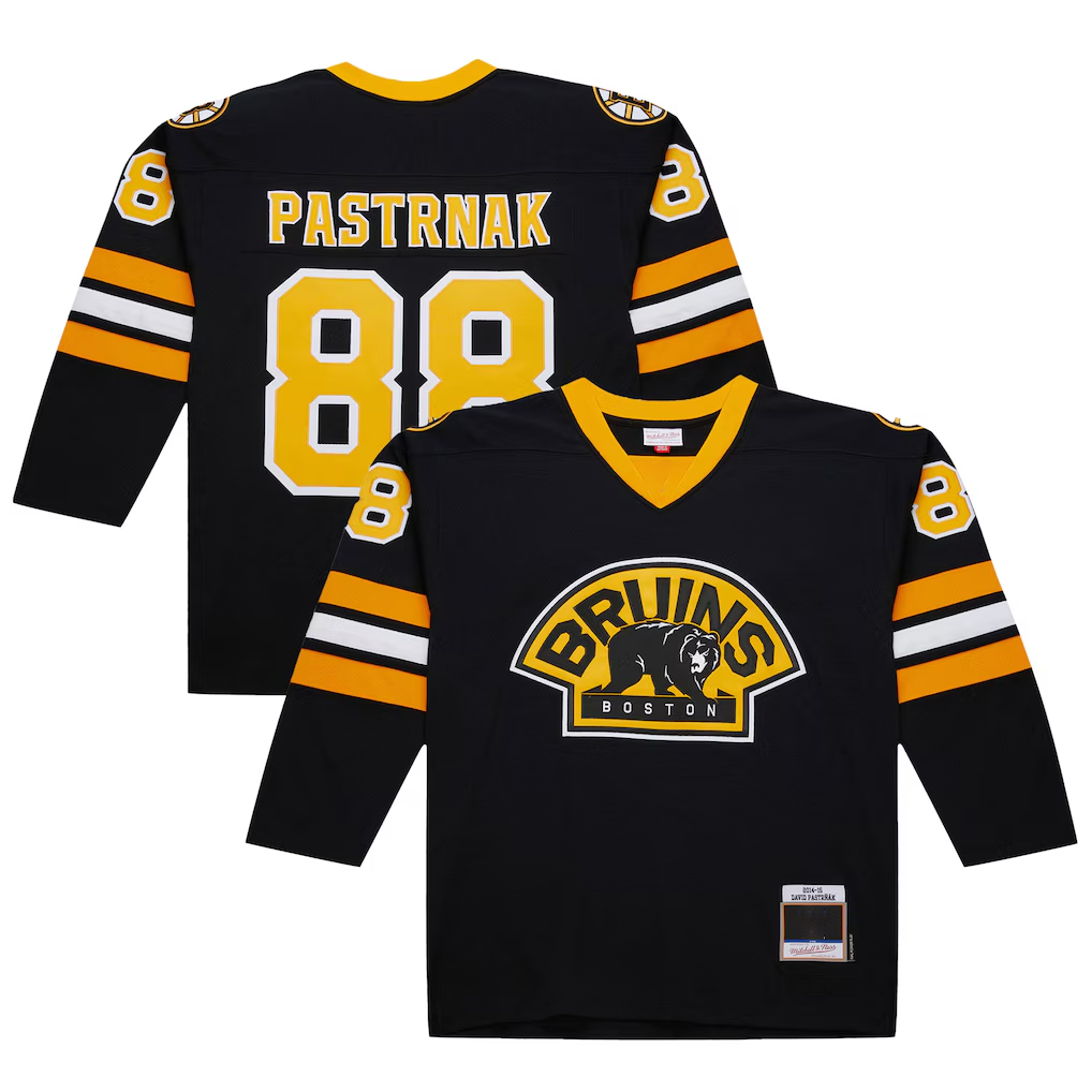 Pouc B.Bruins #88 David Pastrnak Black 2014-15 Power Play Stitched Jerseys