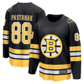 Pouc B.Bruins #88 David Pastrnak Black Home Breakaway Stitched Jerseys