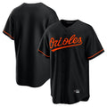 Pouc B.Orioles Black Home Game Blank Player Stitched Jerseys