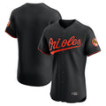 Pouc B.Orioles Black Limited Elite Home Game Blank Player Stitched Jerseys