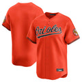Pouc B.Orioles Orange Limited Home Game Blank Player Stitched Jerseys