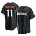 Pouc B.Orioles #11 Jordan Westburg Player Black City Connect Home Game Stitched Jerseys