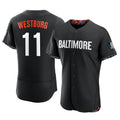 Pouc B.Orioles #11 Jordan Westburg Player Black City Connect Limited Elite Home Game Stitched Jerseys